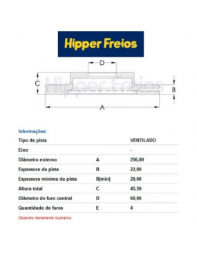 Par Disco Freio Dianteiro Ventilado Chevrolet Onix Spin 