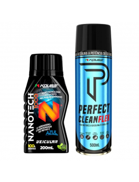 KIT 1 NANOTECH 200ML + 1 PERFECT CLEAN FLEX 500ML KOUBE..