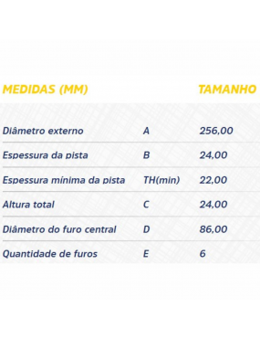 PAR DISCO FREIO DIANTEIRO HF352