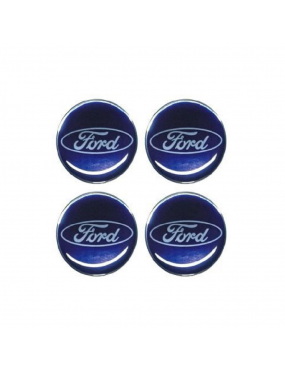 KIT 4 EMBLEMA CALOTA FORD NW137090..