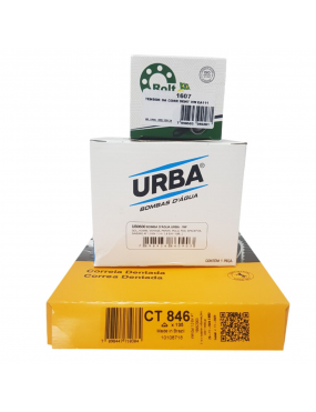 KIT CORREIA ROLAMENTO E BOMBA DA AGUA EA111